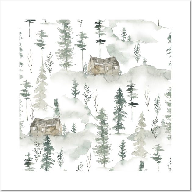 Landscape Pattern Wall Art by NJORDUR